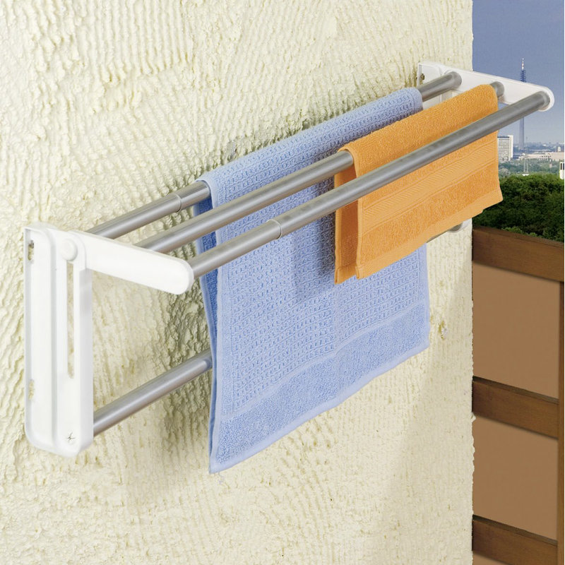 Symple Stuff Compact Wall Mounted Drying Rack Wayfair.co.uk Symple Stuff Compact Wall Mounted Drying Rack Wayfair.co.uk